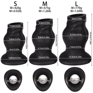 Luva Dilatadora Anal Scarletsin D-63-1 com Design Oco, Plugue Anal de Silicone Líquido TPE para Treinamento de Casais, Brinquedo Sexual Tamanho S - Product Image 5