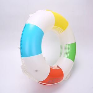 Adult Inflatable Swimming <b>Ring</b> 35cm <b>Thickness</b> Colorful Design For Water Sports Unisex Use - Product Image 1