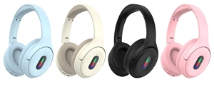 Nuevos auriculares ST810 LED para niños, auriculares en forma de corazón, auriculares con luz respiratoria, auriculares inalámbricos para juegos - Product Image 2