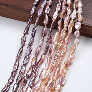 Perles d'eau douce blanches de forme baroque en gros - Aurora Pipa, accessoires de bijoux semi-finis naturels - Product Image 1