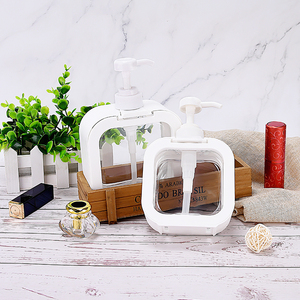 Envases de Alta Calidad de 300ml y 500ml, PET y PP, con Pulverizador Cuadrado, para Lociones, Champús, Cremas Corporales y Desinfectante de Manos - Product Image 1