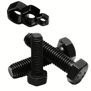 Ancre à enfoncer en forme de L, galvanisée, plaquée zinc, oxydée noire, haute résistance, classe 4.8 6.8, sur mesure - Product Image 1