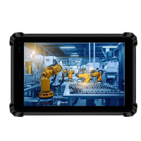 Tableta Industrial Intel de 10.1 Pulgadas con Cuatro Núcleos, Reconocimiento de Huellas Dactilares, Tableta Robusta N5100 8G+128G+WIFI/BT Windows 11