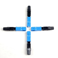 Conector de fibra óptica Solución FTTH SC/UPC Conector rápido Cable de conexión de boca de cocodrilo de fibra óptica de alta calidad