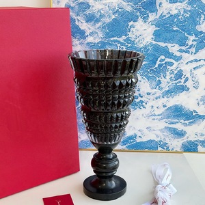 France Luxury Crystal Glass <b>Vase</b> Home Decoration Elegant Jardiniere Design Shining Bottle Pattern Tabletop Party Occasions BA16 - Product Image 6