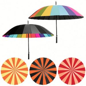 Parapluie de golf coloré de grande taille, coupe-vent, protection UV, pare-soleil extérieur de haute qualité pour adultes - Product Image 5