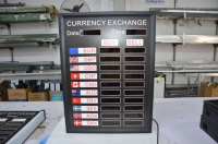 Panneau d'affichage numérique extérieur le plus vendu, programmable, avec affichage du taux de change, écran LED, indice de protection IP54, contrôle à distance par application, garantie 1 an
