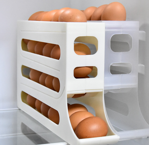 4단 자동 회전 계란 보관함 대용량 롤링 계란 랙 - Product Image 2