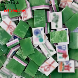 Mesa de Mahjong de Acrílico Personalizada de 4 Capas <span class=keywords><strong>con</strong></span> Patrón de Madera, Estilo Chino, Japonés, Americano, para Juegos de Escape junto al Mar - Product Image 1