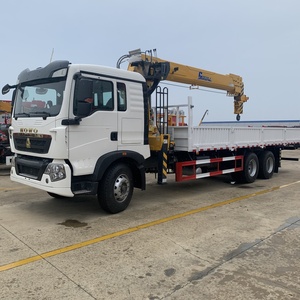 Trung Quốc thương hiệu HOWO 6x4/4x2 LHD/rhd 10 tấn cần cẩu di động với chỉ số thời điểm tải - Product Image 3