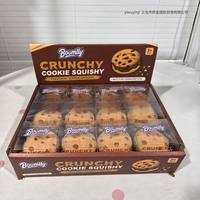 Jouets en caoutchouc parfumés au chocolat et aux biscuits, en forme de sandwich, style blocs de construction, auto-réparables, super compressibles