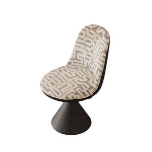 Fauteuil simple de style italien, fauteuil pivotant minimaliste, fauteuil de salon - Product Image 5
