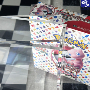 Caja Protectora Acrílica Transparente para <span class=keywords><strong>Cartas</strong></span> Pokémon Japonesas SYP, con Tapa Magnética, para Caja de Sobres Grande Japonesa - Product Image 5