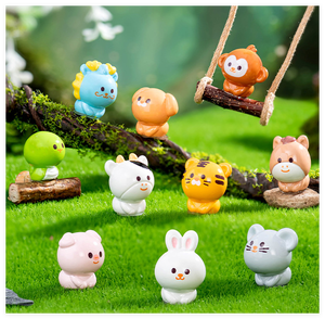 ของขวัญเล็กๆน้อยๆ น่ารักๆ ลายการ์ตูนตรุษจีน ตุ๊กตา 3 มิติ รูปงู กระต่าย วัว ลิง เสือ ของตกแต่งรูปสัตว์ประจำปีนักษัตร ทำจากเรซิ่น ของเล่นเด็ก งานฝีมือ ของประดับตกแต่ง - Product Image 3