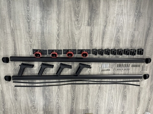 Barres transversales universelles de toit en aluminium robuste JZ-G-034 pour camionnettes, rangement de bagages sur la benne arrière, installation facile - Product Image 5