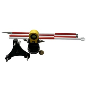 FDC065 مادة زجاج موشور صغيرة مع <span class=keywords><strong>4</strong></span> أعمدة بقاعدة ثلاثية الطي قابلة للتمديد وفك لمحطة <span class=keywords><strong>Topcon</strong></span> الإجمالية - Product Image 3