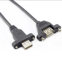 Câble Micro USB mâle-mâle à montage sur panneau avec blindage tressé et conducteur en cuivre pur pour utilisation informatique