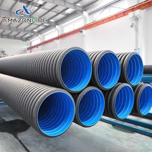 plastic drainage corrugated pipe with socket