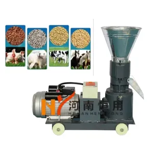 Minimáquina de procesamiento de alimentos para animales de granja, máquina de procesamiento de alimentos para aves de corral, modelo 125