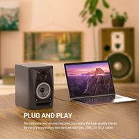 Convertisseur DAC 24 bits 96 kHz USB-C vers RCA, adaptateur Y RCA Type-C vers 2 RCA mâles, RCA vers USB-C pour iPhone, home cinéma, amplificateur DVD, haut-parleur, autoradio