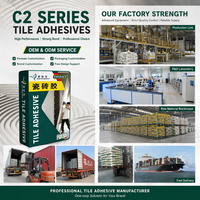Mortier-colle polymère modifié C2E 20kg à temps d'ouverture prolongé pour grandes dalles de porcelaine, adhésif pour carrelage mural et de sol, fourniture directe usine