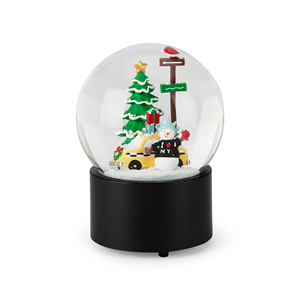 Globe à neige de Noël de la ville de <span class=keywords><strong>New</strong></span> <span class=keywords><strong>York</strong></span>, globe à eau en résine avec taxi de la ville de <span class=keywords><strong>New</strong></span> <span class=keywords><strong>York</strong></span> et bonhomme de neige de la Statue de la Liberté, cadeau souvenir de vacances personnalisé pour la décoration de la maison - Product Image 3