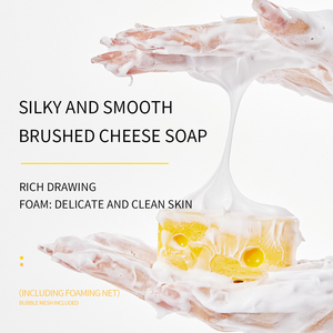 Immagini trafilatura del formaggio <span class=keywords><strong>sapone</strong></span> da bagno idratante viso corpo cura della pelle esfoliante pulito sporco schiuma detergente <span class=keywords><strong>sapone</strong></span> fatto a mano - Product Image 5