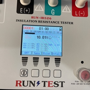 Testador de Resistência de Isolação de Alta Tensão Portátil Meg <span class=keywords><strong>Ohmmeter</strong></span> 5kv 1 Ano de Garantia Eletrônico RUN para RUN-IR526 - Product Image 3