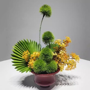 <span class=keywords><strong>Fleurs</strong></span> et verdure artificielles de luxe minimalistes modernes, articles décoratifs haut de gamme pour le bureau, la salle à manger, le dessus de table - Product Image 1