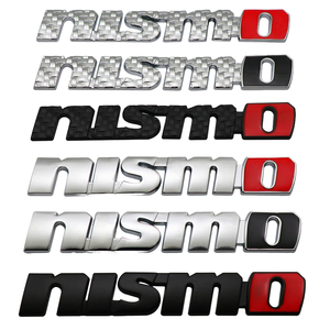 Autocollants de voiture en métal avec logo NISMO pour tous les modèles Nissan, autocollants 3D adhésifs, emblèmes, badges, résistants à l'eau et à la décoloration, extérieur - Product Image 1