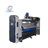 Máquina FFG para Cajas Corrugadas Ocean, Impresión Flexográfica HD de 4 Colores, Adsorción al Vacío, Ranurado, Encolado, Troquelado, Línea de Producción