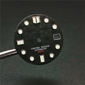 Petite quantité minimale de commande, montre automatique de luxe analogique sur mesure, 28,5 mm, MIYOTA, 4R36, vert luminescent, NH35A/NH36, acier inoxydable - Product Image 6