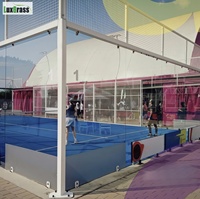 Installation facile de la vue panoramique du court de tennis Pader de Chine Stade Pader/Terrain de padel le plus vendu du fabricant