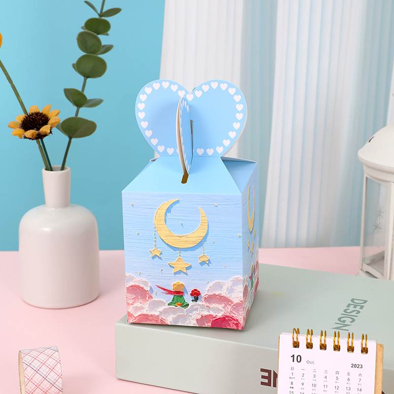 Piccolo principe sulla nuvola [scatola di mele]