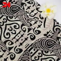 Sıcak satış samoan polinezya tribal tasarım kumaş
