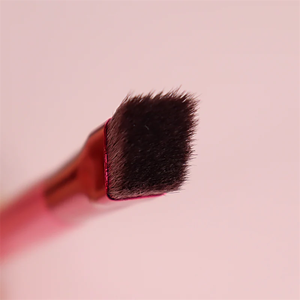 Pinceau de maquillage professionnel multi-usage, étiquette privée, carré, hors angle, pour les yeux et les sourcils, pinceau correcteur en toile lisse - Product Image 2