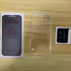 Funda móvil de TPU + película de cerá<span class=keywords><strong>mica</strong></span> mate antiespía <span class=keywords><strong>Mica</strong></span> + lente de cámara completamente negra, Protector de pantalla de cristal <span class=keywords><strong>para</strong></span> <span class=keywords><strong>iPhone</strong></span> <span class=keywords><strong>14</strong></span> 11 12 13 <span class=keywords><strong>Pro</strong></span> <span class=keywords><strong>Max</strong></span> - Product Image 1