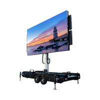 Écran vidéo LED JCT EF8 extérieur couleur pleine IP65 P6 avec animation et graphiques pour la publicité sur camion/remorque (SDK activé)