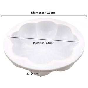 แม่พิมพ์เค้กฝรั่งเศสรูปดอกไม้แปดกลีบแบบใหม่ TangChu Baking 4-in-1 รูปหัวใจ สำหรับทำขนมงา ขนมมูส ซิลิโคน ทนความร้อน ใช้กับเตาอบได้ - Product Image 1