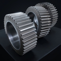 Engrenage Conique Personnalisé Haute Précision Usiné CNC en Acier Allié Grand Module Transmission de Charge Lourde 9 Ans d'Expérience Usine OEM ODM
