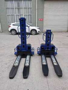 Apilador semiautomático portátil de carga automática, elevador de palés de 0,5 toneladas, 0,7 toneladas, 1 tonelada, 500kg, 700kg, 1100lbs - Product Image 3