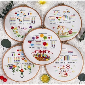 Kit per Starter ricamati Kit per punzonatura personalizzati realizzati <span class=keywords><strong>a</strong></span> mano per esercizi fai <span class=keywords><strong>da</strong></span> te set di Kit per ricami rotondi <span class=keywords><strong>a</strong></span> <span class=keywords><strong>punto</strong></span> <span class=keywords><strong>croce</strong></span> per principianti - Product Image 1