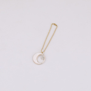Colgante de aleación de zinc con forma de luna y dije de estrella para collar, joyería, accesorio de regalo unisex - Product Image 5