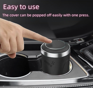 High-Appearance Universal Automatic Car Ashtray ABS Model with Light Features - Product Image 4