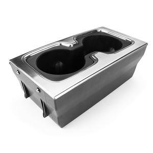 Portavasos para Consola Central de GMC Sierra, ABS Pulido, Bandeja Doble para Interior de Camioneta - Product Image 4