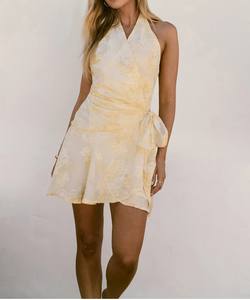 Vestidos casuales de verano sin espalda, sin mangas, con cuello halter, de color liso, bordados, tejidos, hasta la rodilla, transpirables para el día a día - Product Image 4