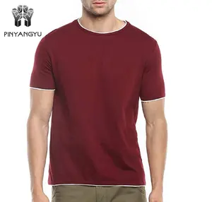 カスタムあなた自身のロゴデザイン男性カスタムメイドユニークなスタイル快適で通気性のある男性用Tシャツ中国製