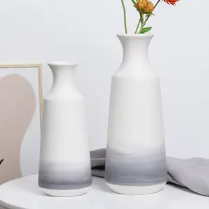 EAGLE GIFTS Großhandel Kanada Art Deco Tisch Tulpe Blumenvasen Retro drinnen hand gefertigte glasierte Keramik vase für Hochzeits dekor