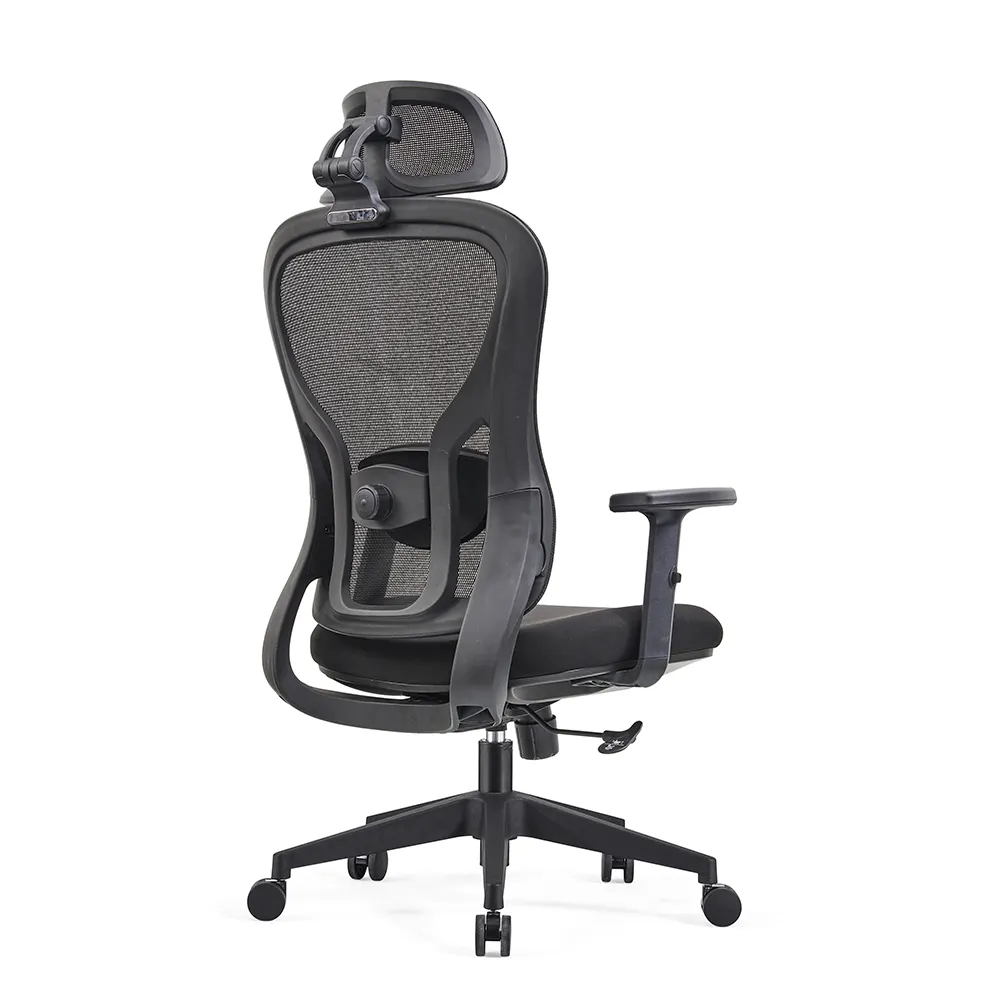 Venta caliente 3D ajustable reposacabezas silla ergonómica Oficina PP fibra marco trasero ergonómico silla de oficina para escritorio de pie
