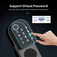 Pas de câblage extérieur étanche carte à puce Code numérique serrures électroniques empreinte digitale jante déverrouiller pour bois sécurité à domicile nuage métal